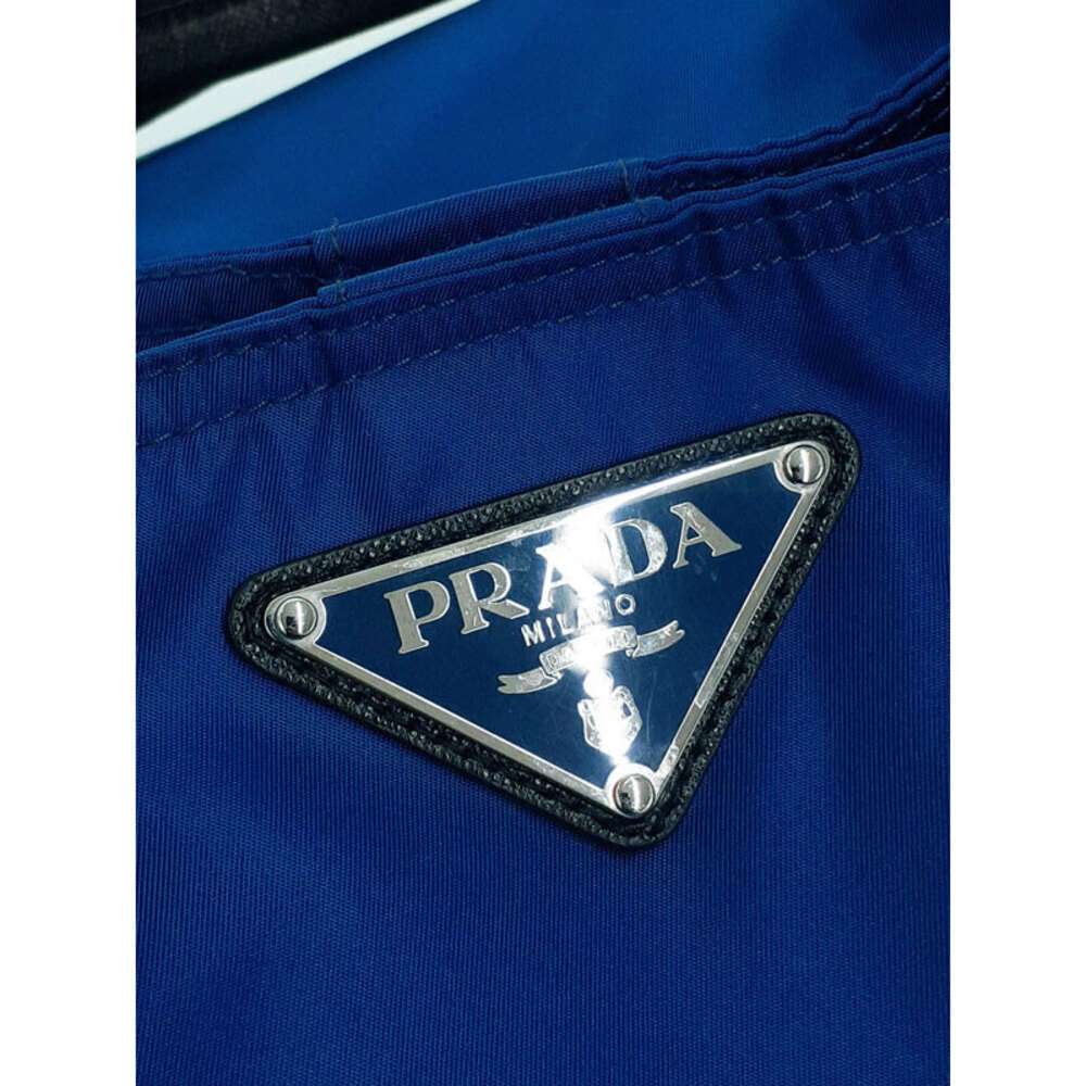 Prada Tessuto 2Way Tote Shoulder Bag blue - Picture 5 of 9
